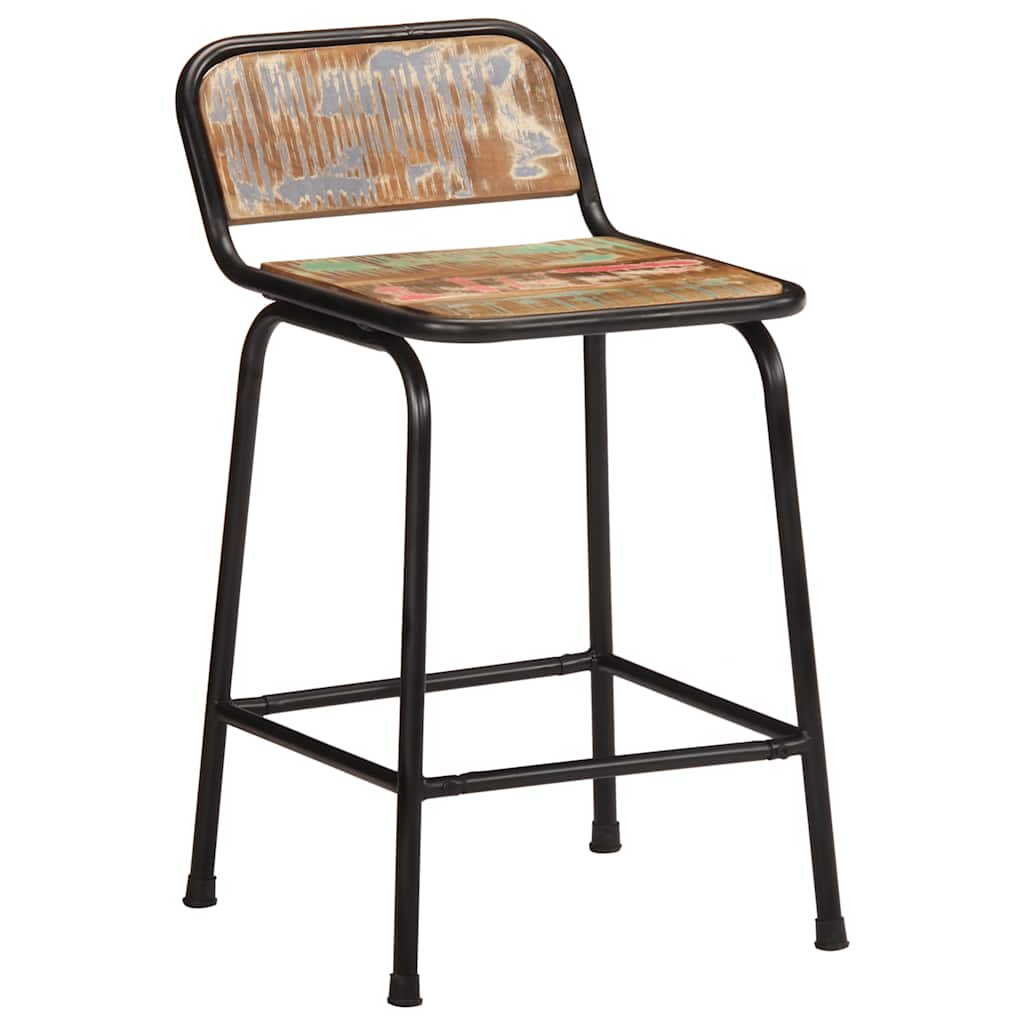 Bar Stools 2 pcs 46x35,5x70 cm Solid Wood Reclaimed