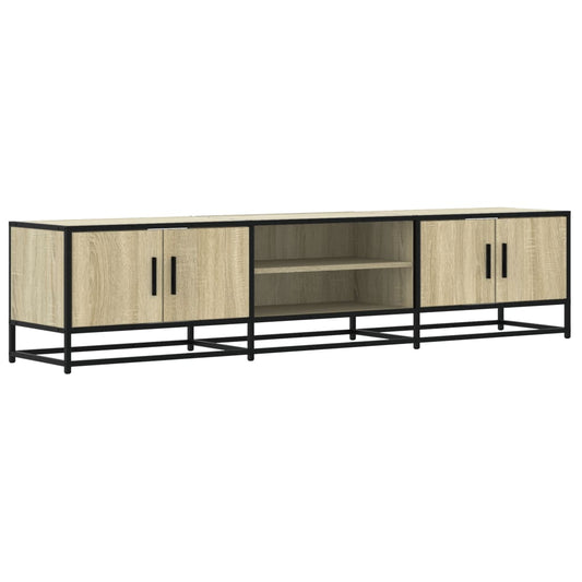 TV Cabinet Sonoma Oak 180x35x41 cm Engineered Wood TV Cabinet Sonoma Oak 180x35x41 cm Engineered Wood