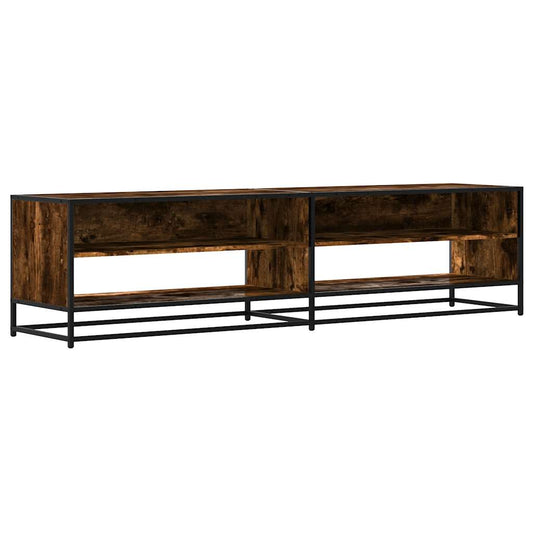 TV Cabinet Smoked Oak 180.5x40x46 cm Engineered Wood TV Cabinet Smoked Oak 180.5x40x46 cm Engineered Wood