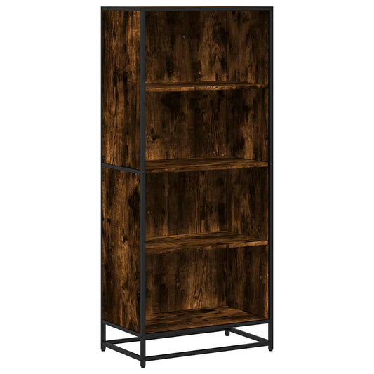 Bookcase Smoked Oak 60x35x139 cm Engineered Wood Bookcase Smoked Oak 60x35x139 cm Engineered Wood