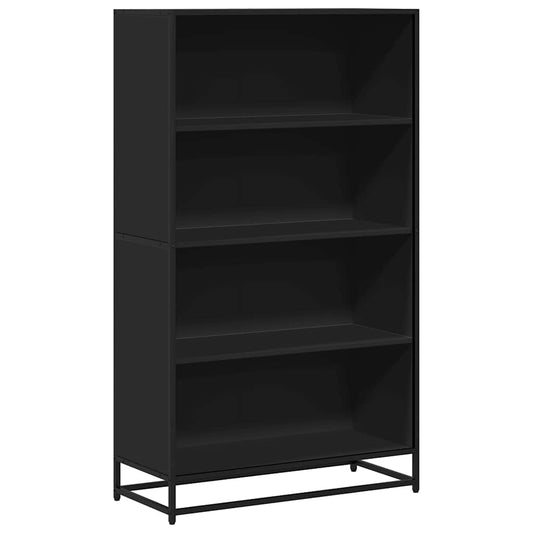Bookcase Black 80.5x35x139 cm Engineered Wood Bookcase Black 80.5x35x139 cm Engineered Wood