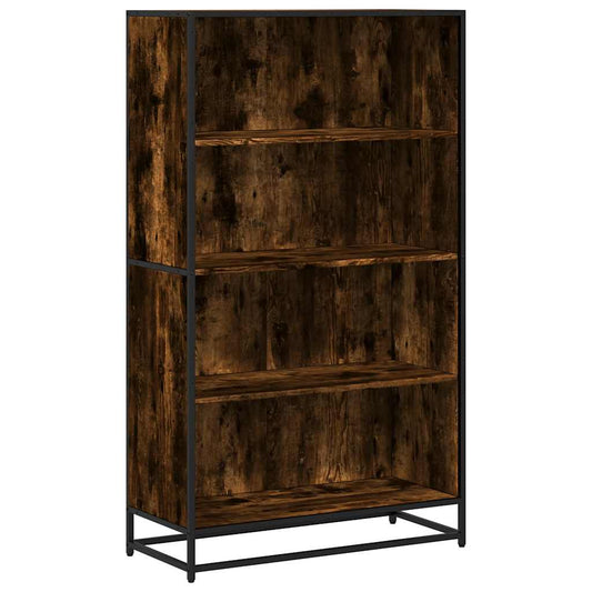 Bookcase Smoked Oak 80,5x35x139 cm Engineered Wood Bookcase Smoked Oak 80,5x35x139 cm Engineered Wood