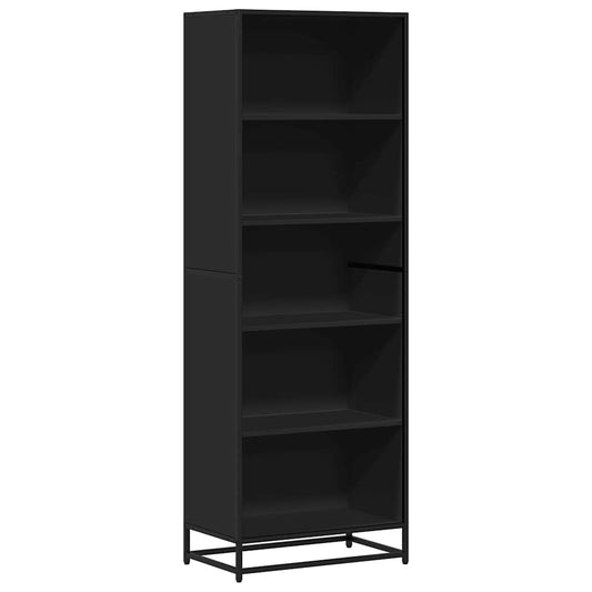 Bookcase Black 60x35x170,5 cm Engineered Wood Bookcase Black 60x35x170,5 cm Engineered Wood