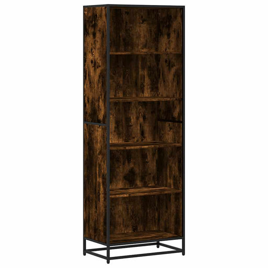 Bookcase Smoked Oak 60x35x170.5 cm Engineered Wood Bookcase Smoked Oak 60x35x170.5 cm Engineered Wood