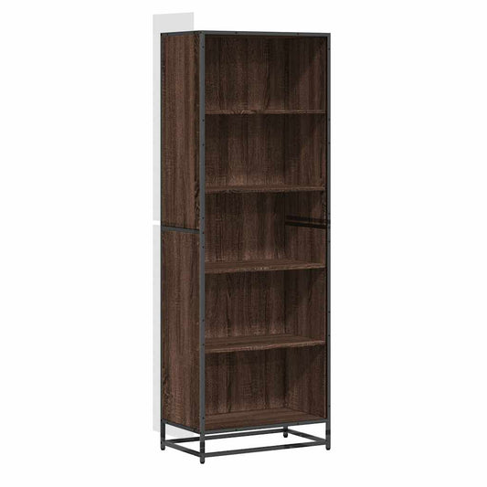 Bookcase Brown Oak 60x35x170.5 cm Engineered Wood Bookcase Brown Oak 60x35x170.5 cm Engineered Wood