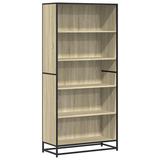 Bookcase Sonoma Oak 80.5x35x170.5 cm Engineered Wood Bookcase Sonoma Oak 80.5x35x170.5 cm Engineered Wood