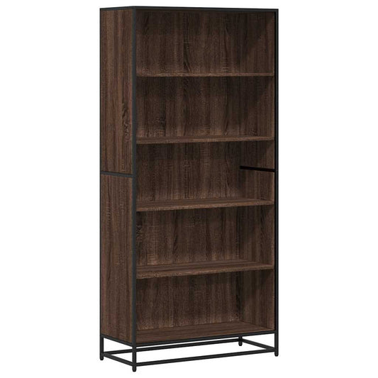 Bookcase Brown Oak 80,5x35x170,5 cm Engineered Wood Bookcase Brown Oak 80,5x35x170,5 cm Engineered Wood