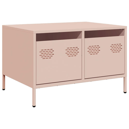 TV Cabinet Pink 68x50x43.5 cm Cold-rolled Steel TV Cabinet Pink 68x50x43.5 cm Cold-rolled Steel