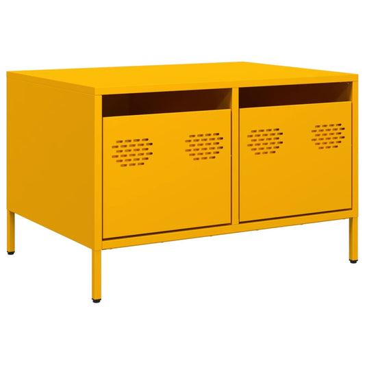 TV Cabinet Mustard Yellow 68x50x43.5 cm Cold-rolled Steel TV Cabinet Mustard Yellow 68x50x43.5 cm Cold-rolled Steel