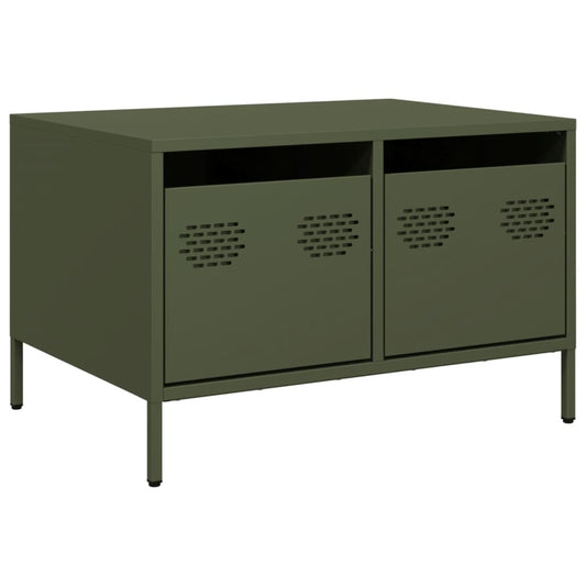 TV Cabinet Olive Green 68x50x43.5 cm Cold-rolled Steel TV Cabinet Olive Green 68x50x43.5 cm Cold-rolled Steel