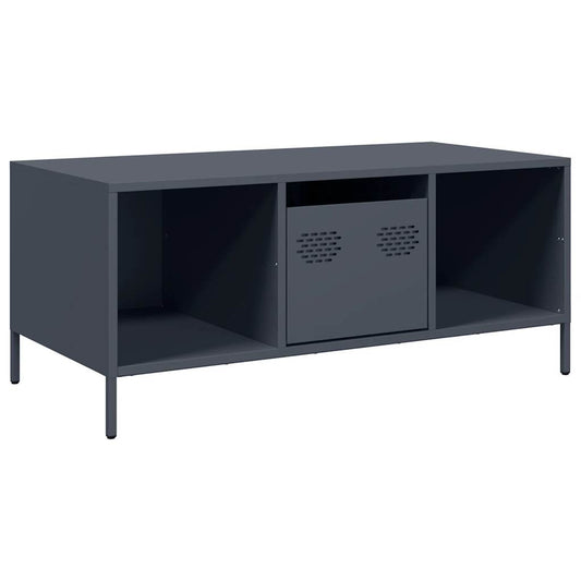 Coffee Table Anthracite 101.5x50x43.5 cm Cold-rolled Steel Coffee Table Anthracite 101.5x50x43.5 cm Cold-rolled Steel