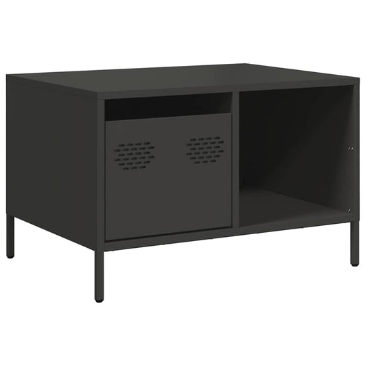 Coffee Table Black 68.5x50x43.5 cm Cold-rolled Steel Coffee Table Black 68.5x50x43.5 cm Cold-rolled Steel