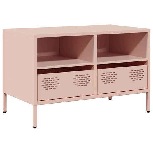 TV Cabinet Pink 68x39x43.5 cm Cold-rolled Steel TV Cabinet Pink 68x39x43.5 cm Cold-rolled Steel