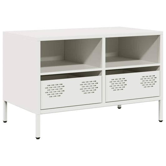 TV Cabinet White 68x39x43.5 cm Cold-rolled Steel TV Cabinet White 68x39x43.5 cm Cold-rolled Steel