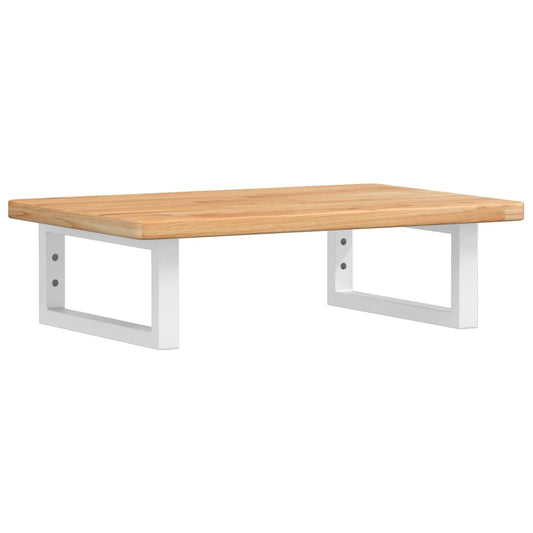 Basin Shelf Wall Mounted Steel and Solid Wood Oak Basin Shelf Wall Mounted Steel and Solid Wood Oak