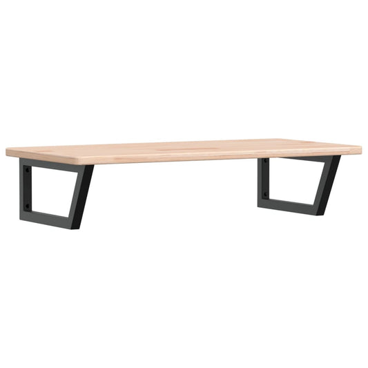 Basin Shelf Wall Mounted Steel and Solid Wood Oak Basin Shelf Wall Mounted Steel and Solid Wood Oak