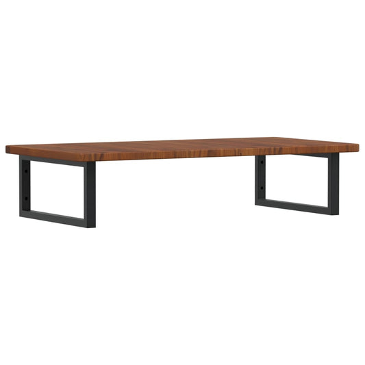 Basin Shelf Wall Mounted Steel and Solid Wood Oak Basin Shelf Wall Mounted Steel and Solid Wood Oak