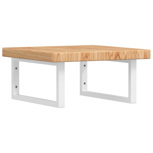 Basin Shelf | Light brown and white | Solid oak and steel | Medium Basin Shelf | Light brown and white | Solid oak and steel | Medium