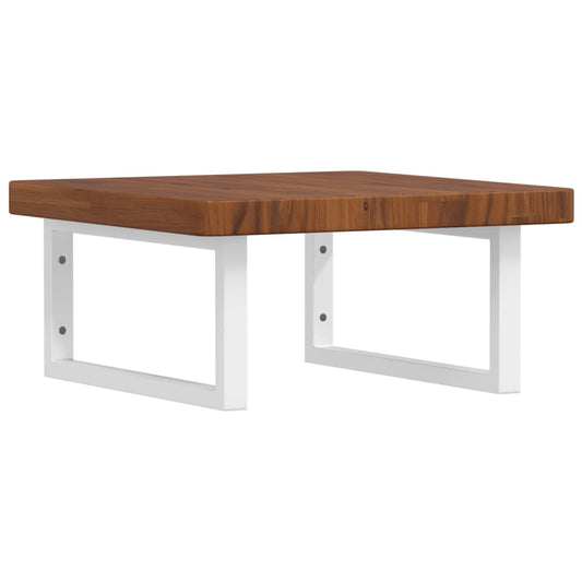 Basin Shelf | Dark brown and white | Solid oak wood, Steel | Standard Basin Shelf | Dark brown and white | Solid oak wood, Steel | Standard