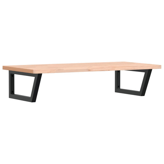 Basin Shelf Wall Mounted Steel and Solid Wood Beech Basin Shelf Wall Mounted Steel and Solid Wood Beech