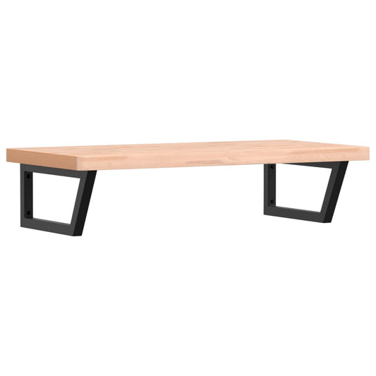Basin Shelf Wall Mounted Steel and Solid Wood Beech Basin Shelf Wall Mounted Steel and Solid Wood Beech