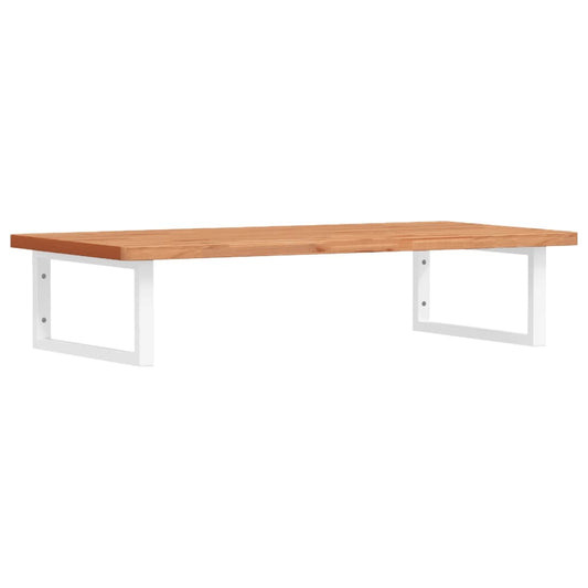 Basin Shelf Wall Mounted Steel and Solid Wood Beech Basin Shelf Wall Mounted Steel and Solid Wood Beech
