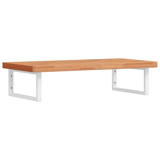 Basin Shelf Wall Mounted Steel and Solid Wood Beech Basin Shelf Wall Mounted Steel and Solid Wood Beech