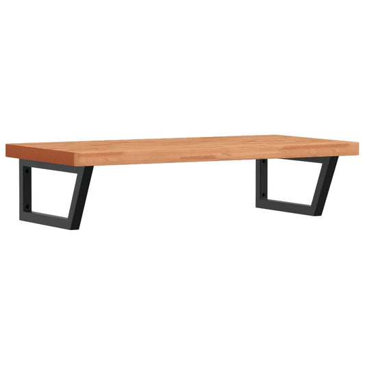 Basin Shelf Wall Mounted Steel and Solid Wood Beech Basin Shelf Wall Mounted Steel and Solid Wood Beech