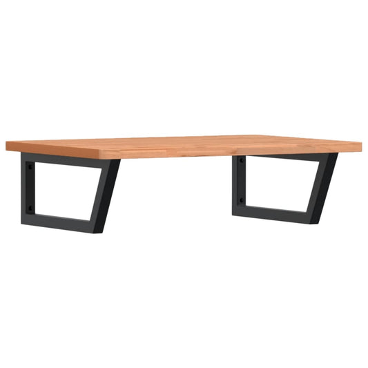 Basin Shelf Wall Mounted Steel and Solid Wood Beech Basin Shelf Wall Mounted Steel and Solid Wood Beech