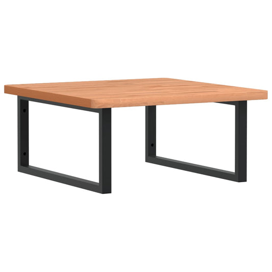 Basin Shelf Wall Mounted Steel and Solid Wood Beech Basin Shelf Wall Mounted Steel and Solid Wood Beech