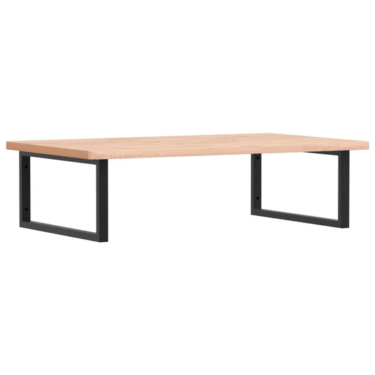 Basin Shelf Wall Mounted Steel and Solid Wood Beech Basin Shelf Wall Mounted Steel and Solid Wood Beech