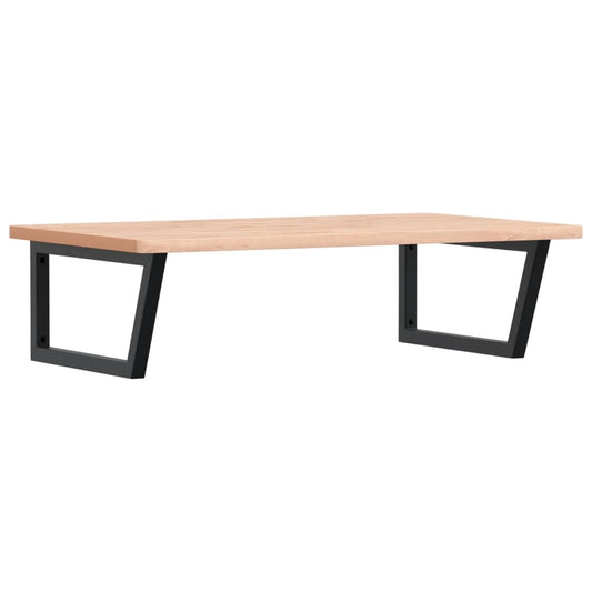 Basin Shelf Wall Mounted Steel and Solid Wood Beech Basin Shelf Wall Mounted Steel and Solid Wood Beech