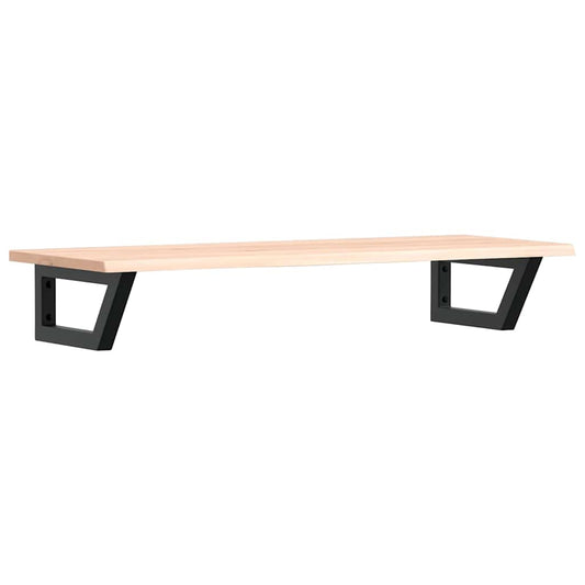 Basin Shelf Wall Mounted Steel and Solid Wood Oak Basin Shelf Wall Mounted Steel and Solid Wood Oak
