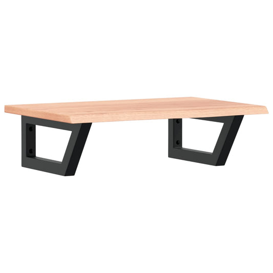 Basin Shelf Wall Mounted Steel and Solid Wood Oak Basin Shelf Wall Mounted Steel and Solid Wood Oak