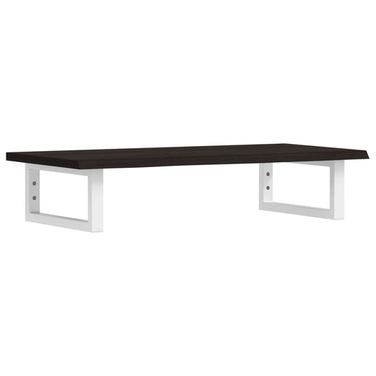 Basin Shelf Wall Mounted Steel and Solid Wood Oak Basin Shelf Wall Mounted Steel and Solid Wood Oak