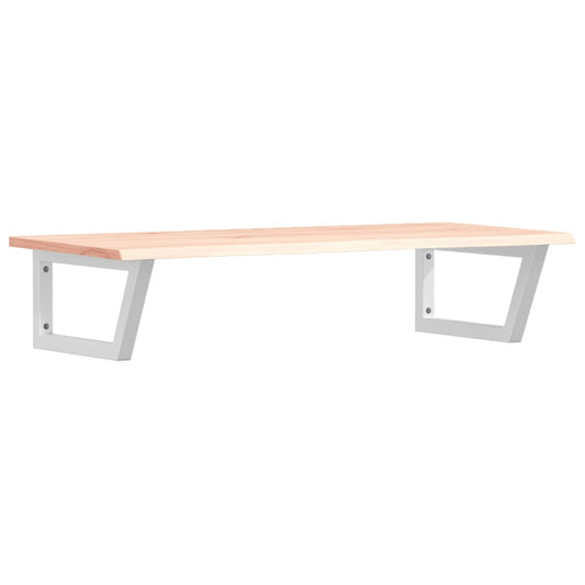 Basin Shelf Wall Mounted Steel and Solid Wood Oak Basin Shelf Wall Mounted Steel and Solid Wood Oak