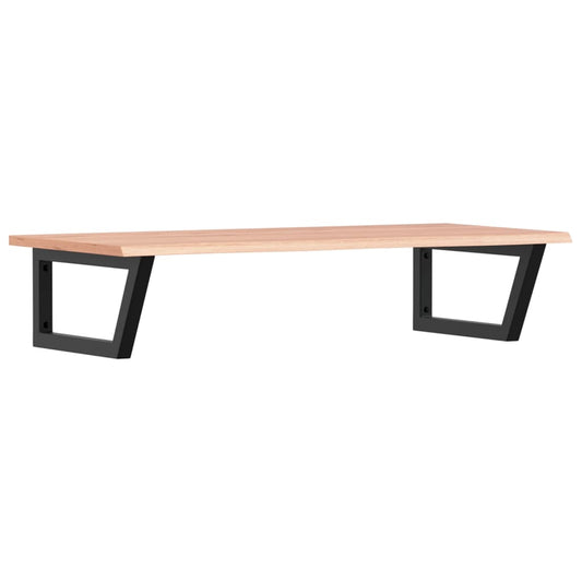 Basin Shelf Wall Mounted Steel and Solid Wood Oak Basin Shelf Wall Mounted Steel and Solid Wood Oak