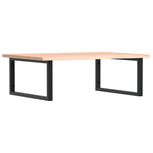 Basin Shelf Wall Mounted Steel and Solid Wood Oak Basin Shelf Wall Mounted Steel and Solid Wood Oak