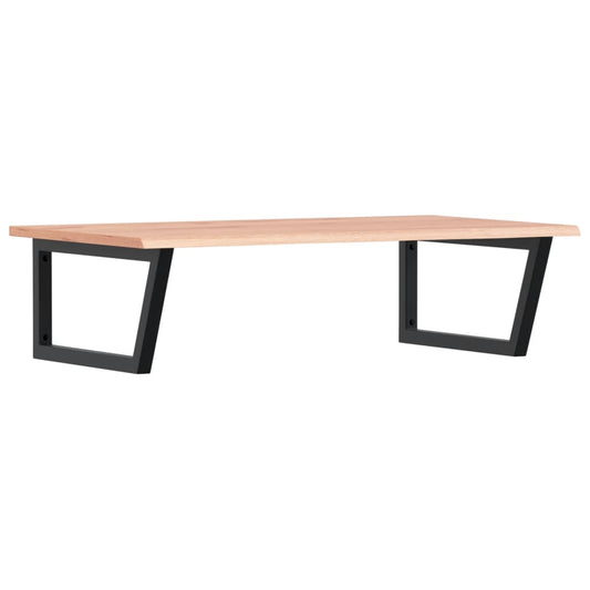 Basin Shelf Wall Mounted Steel and Solid Wood Oak Basin Shelf Wall Mounted Steel and Solid Wood Oak