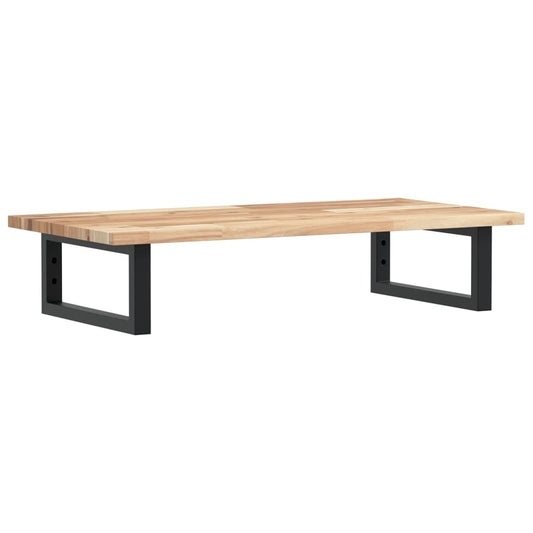 Basin Shelf Wall Mounted Steel and Solid Wood Acacia Basin Shelf Wall Mounted Steel and Solid Wood Acacia