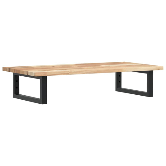 Basin Shelf Wall Mounted Steel and Solid Wood Acacia Basin Shelf Wall Mounted Steel and Solid Wood Acacia
