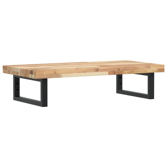 Basin Shelf Wall Mounted Steel and Solid Wood Acacia Basin Shelf Wall Mounted Steel and Solid Wood Acacia
