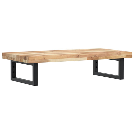 Basin Shelf Wall Mounted Steel and Solid Wood Acacia Basin Shelf Wall Mounted Steel and Solid Wood Acacia