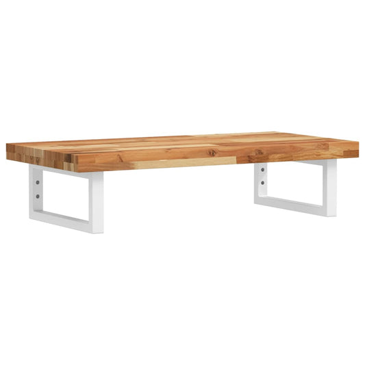 Basin Shelf Wall Mounted Steel and Solid Wood Acacia Basin Shelf Wall Mounted Steel and Solid Wood Acacia