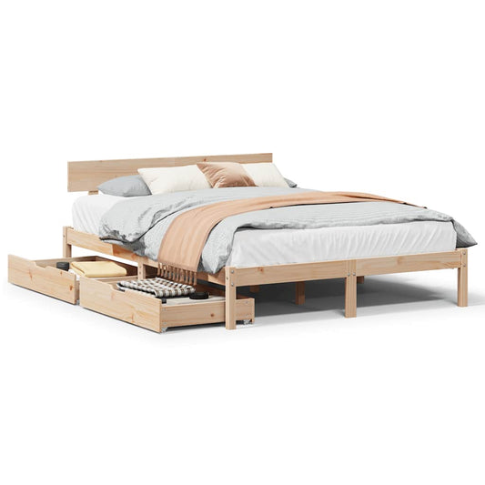 Bed Frame without Mattress 120x190 cm Small Double Solid Wood Pine Bed Frame without Mattress 120x190 cm Small Double Solid Wood Pine
