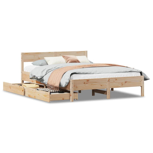 Bed Frame without Mattress 120x190 cm Small Double Solid Wood Pine Bed Frame without Mattress 120x190 cm Small Double Solid Wood Pine
