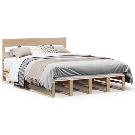 Bed Frame without Mattress 120x190 cm Small Double Solid Wood Pine Bed Frame without Mattress 120x190 cm Small Double Solid Wood Pine