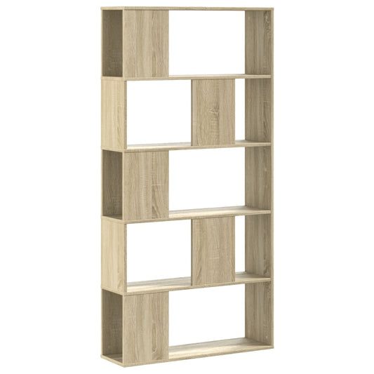 Bookcase 5-Tier Sonoma Oak 80,5x23,5x162,5 cm Engineered Wood Bookcase 5-Tier Sonoma Oak 80,5x23,5x162,5 cm Engineered Wood