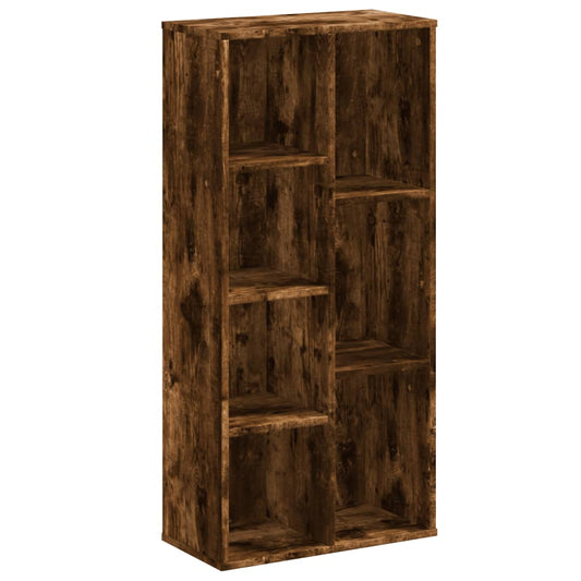 Bookcase Smoked Oak 50x25x105 cm Engineered Wood Bookcase Smoked Oak 50x25x105 cm Engineered Wood