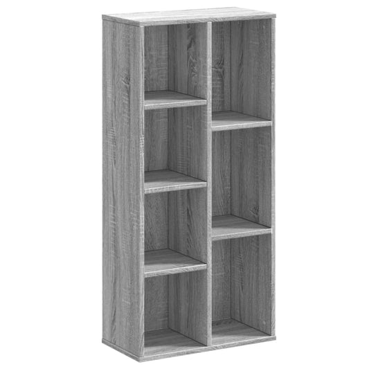 Bookcase Grey Sonoma 50x25x105 cm Engineered Wood Bookcase Grey Sonoma 50x25x105 cm Engineered Wood